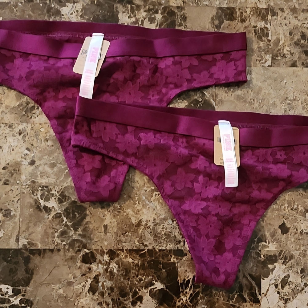 Victoria's Secret Purple Floral Panties